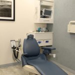 Dental chair at Long Island Oral Surgeons.