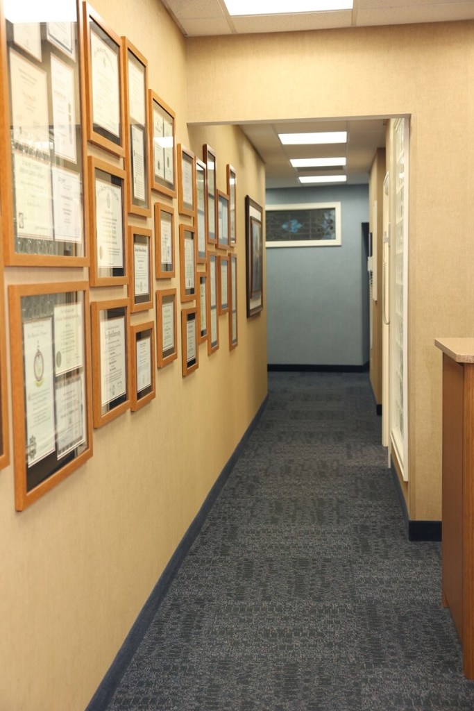 Hallway at Long Island Oral Surgeons.