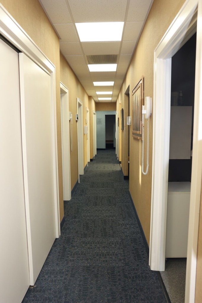 Long Island Oral Surgeons office hallway.